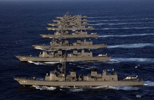 Lực lượng Phòng vệ Biển Nhật Bản có lực lượng tàu chiến mặt nước khổng lồ